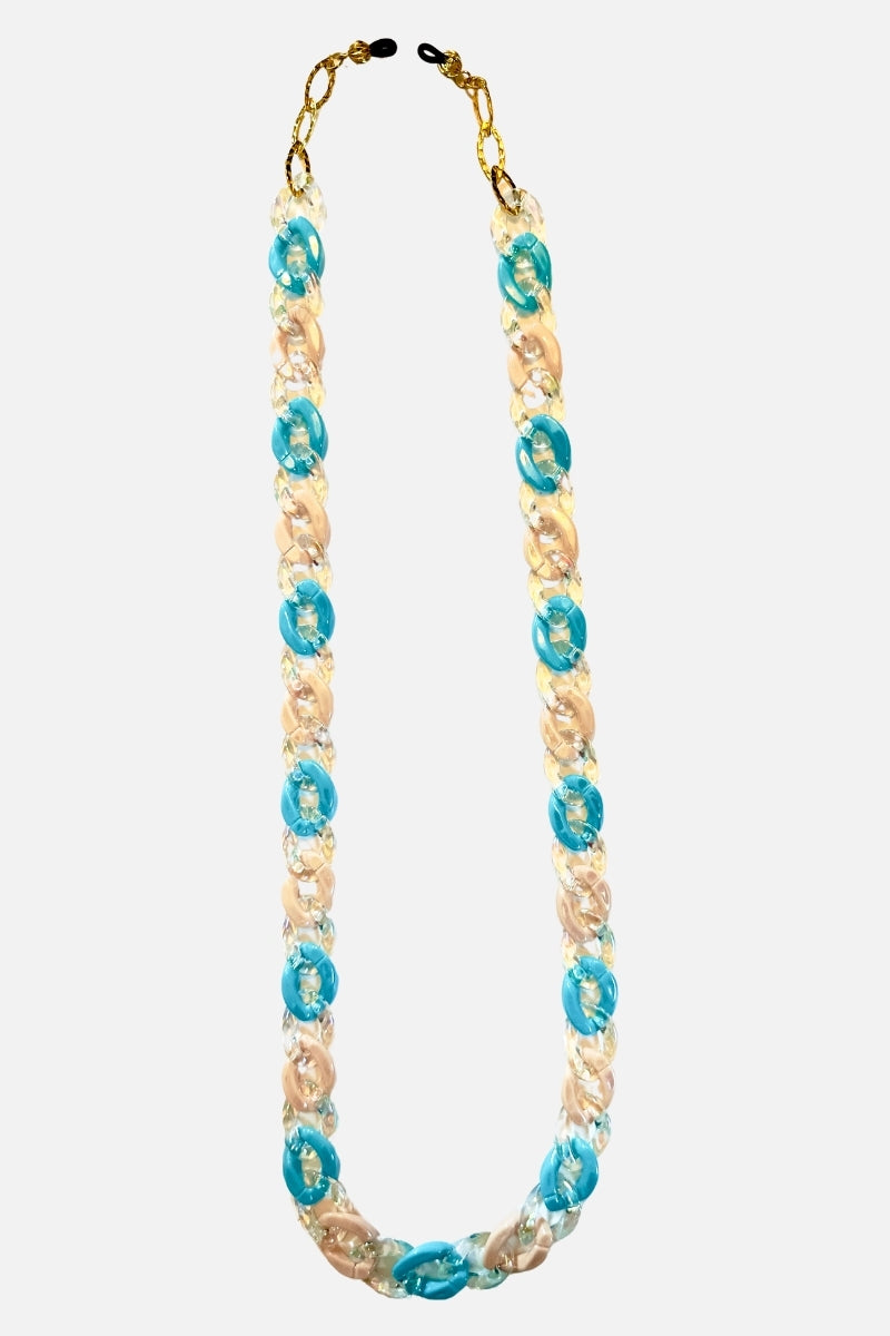Cream + Turquoise