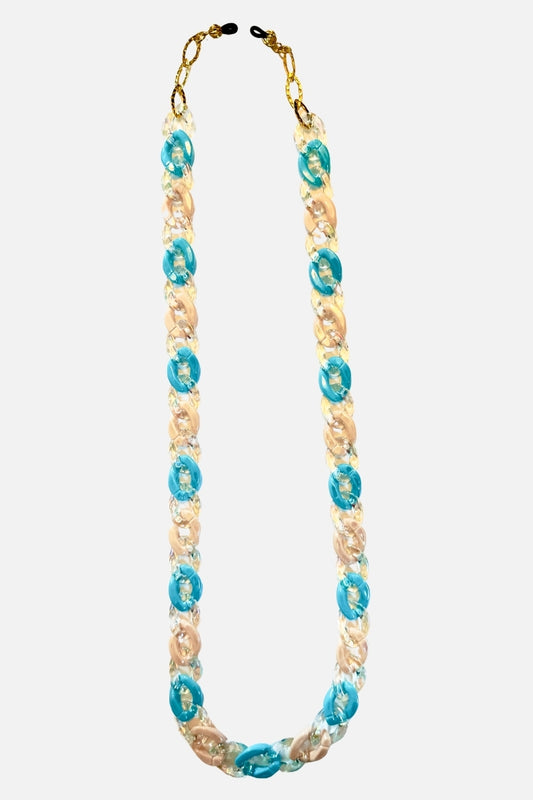 Cream + Turquoise