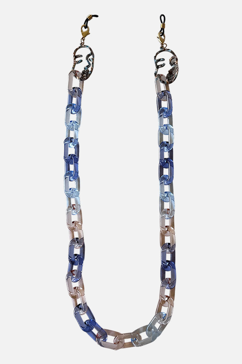 Blue & Gray Be Seen Chain